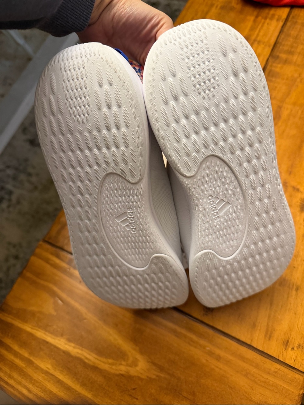 Adidas Cloud foam Pure SPW White Athletic Shoes - Picture 4 of 5